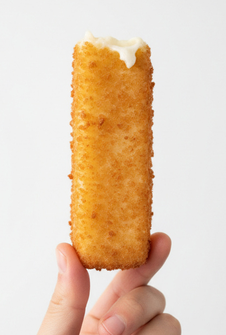 Palitos de queso empanado